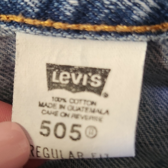 Levi's 505 Jean Short Sz W38 - Picture 3 of 5